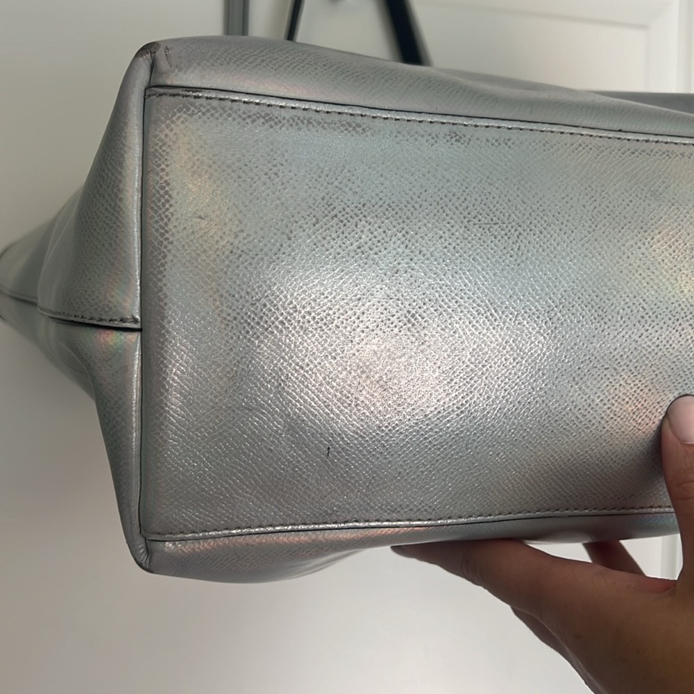 COACH Limited Edition Holographic Iridescent City Zip Tote RARE FIND 🌈🦄 - Picture 12 of 17